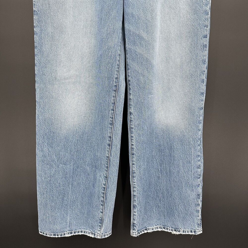 FRAME Le Jane Wide Leg Jeans Varsity Blues Size 32 - Picture 4 of 11